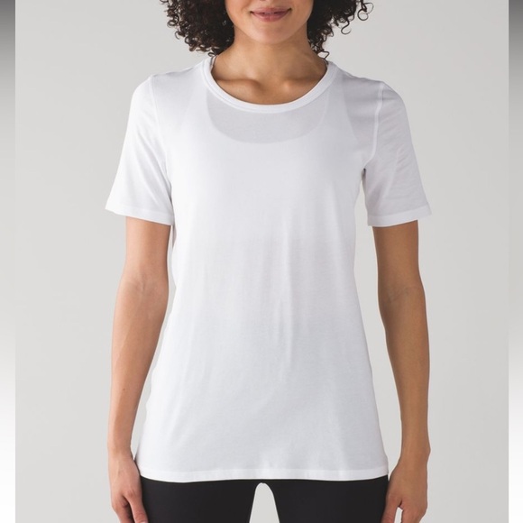 Lululemon Love Tee Crewneck II pima cotton short sleeves tshirt White - Picture 1 of 10
